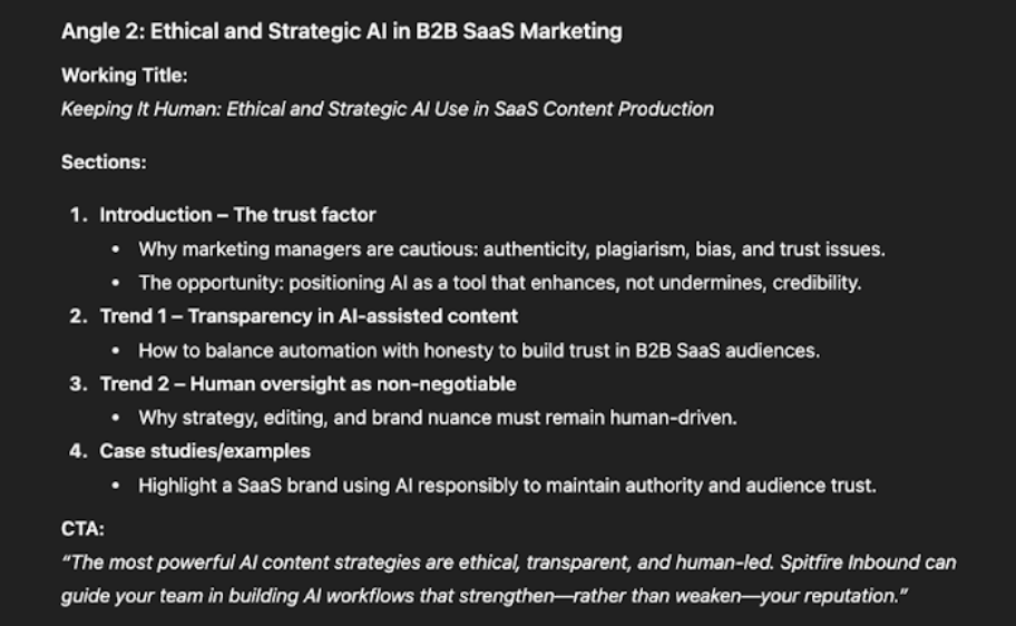 A Practical Look Into How AI Transforms Content Production from Strategy to Execution | Prompt E.g 4