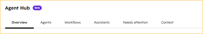 Managing AI agents across HubSpot