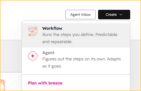 Connect agents to HubSpot workflows
