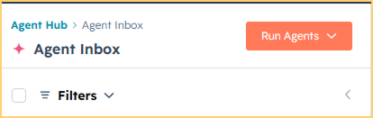 Review agent activity in the Agent Inbox