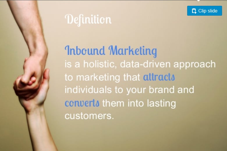 What is inbound marketing 