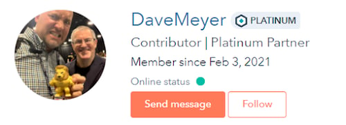 Dave Meyer hubspot community