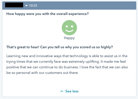 Customer satisfaction survey 1