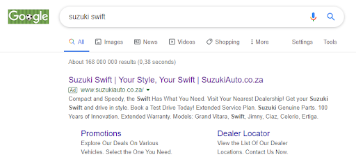 suzuki paid search