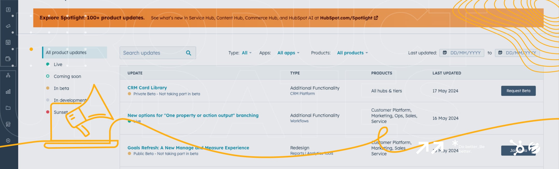 Imagen: Spitfire Inbound Portada del resumen de actualizaciones de producto de HubSpot de agosto de 2026